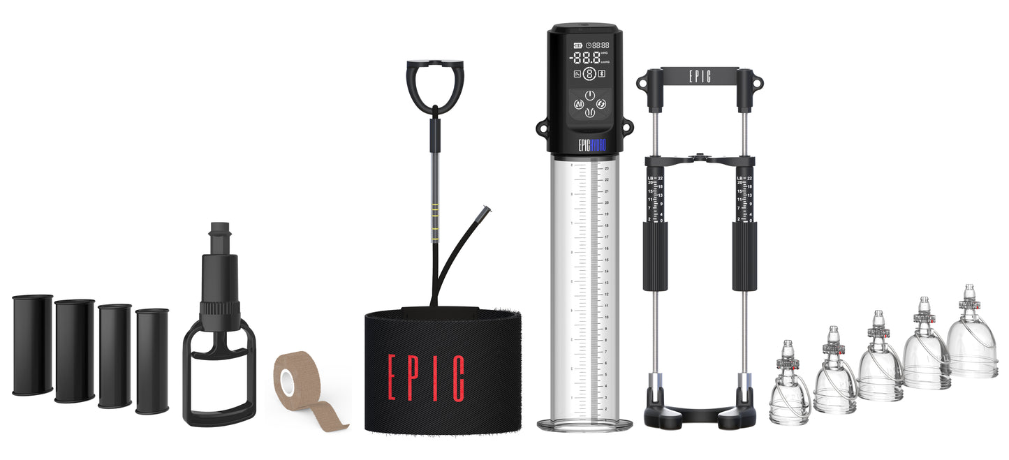 Epic Extender with Cups + All Day Stretcher and Epic Hydro