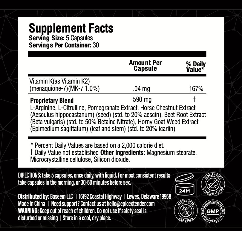 Epic Bone - Nitric Oxide Booster