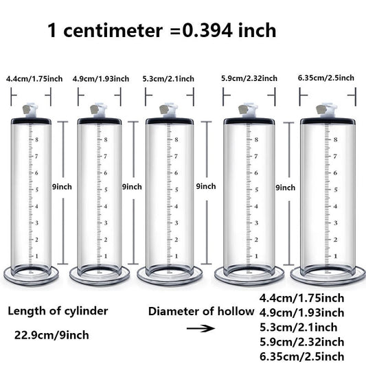 Heavy Duty Penis Pump Cylinder