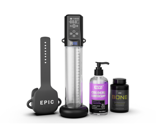 Kit Ultime Epic Pump + Cylindre + Epic XL Vibe + Soft Pad + Lubrifiant + Epic Bone